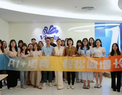 Doris 與維達 Vinda 企業培訓學員的合照